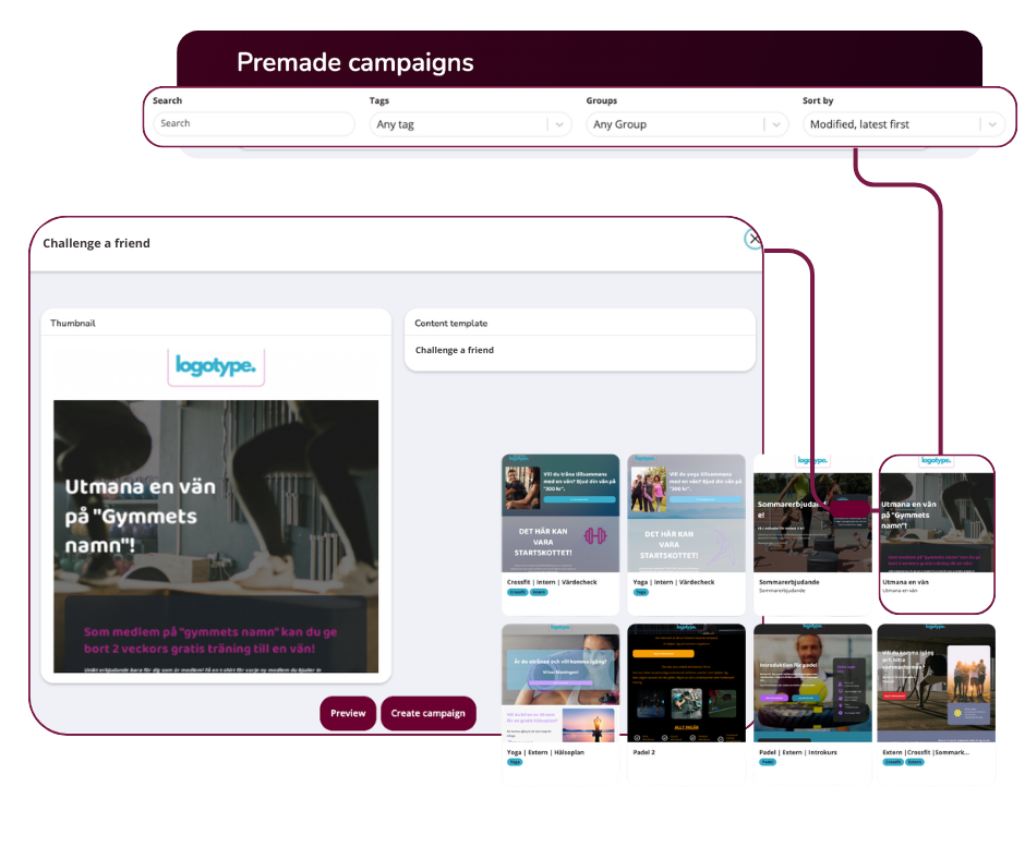 Iepriekš sagatavotas kampaņas